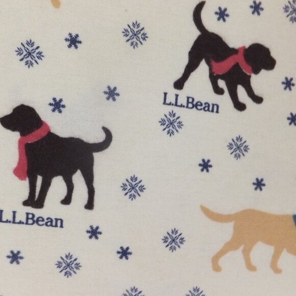 L.L. Bean Pajama Pants Womens XL Petite Dog Theme - Picture 3 of 6